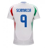 Italia Gianluca Scamacca #9 Bortedrakt EM 2024 Kortermet